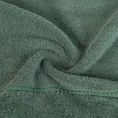 Ręcznik MARI z welurową bordiurą - 50 x 90 cm - butelkowy zielony 5