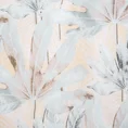 EUROFIRANY CLASSIC Komplet pościeli EVITA z bawełny z motywem cieniowanych szarych liści - 220 x 200 cm - wielokolorowy 2