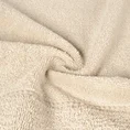Ręcznik MARI z welurową bordiurą - 30 x 50 cm - beżowy 5