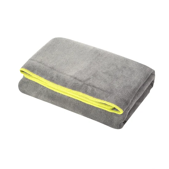 Ręcznik IGA szybkoschnący z mikrofibry - 80 x 160 cm - stalowy