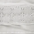 Pościel z satyny bawełnianej zdobiona elegancką koronką i zakładkami - 160 x 200 cm, 2 szt. 70 x 80 cm - biały 2