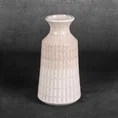Wazon EDNA z glinki ceramicznej - ∅ 16 x 31 cm - kremowy 1