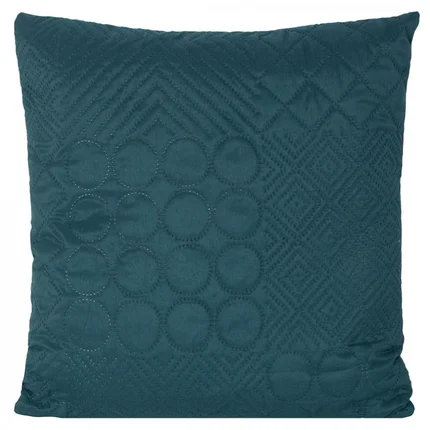 DESIGN 91 Poszewka BONI z patchworkowym motywem wytłaczanym techniką hot press DESIGN 91 Poszewka BONI z patchworkowym motywem wytłaczanym techniką hot press - 40 x 40 cm