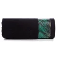 EWA MINGE Ręcznik COLLIN z bordiurą zdobioną fantazyjnym nadrukiem - 50 x 90 cm - czarny 3