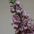LEWKONIA kwiat sztuczny dekoracyjny - dł. 82 cm dł. z kwiatami 25 cm - wrzosowy 2