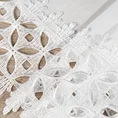 Obrus dekoracyjny z gipiurą - 80 x 80 cm - biały 4