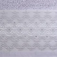 Ręcznik z bordiurą z dodatkiem cyrkonii - 70 x 140 cm - liliowy 2