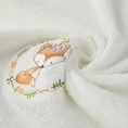 Ręcznik BABY z haftowaną aplikacją z liskiem - 50 x 90 cm - biały 5