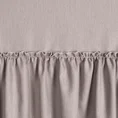 Zasłona LENA z falbaną z tkaniny o płóciennym splocie - 140 x 230 cm - pudrowy róż 14