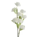 RÓŻYCZKI kwiat sztuczny dekoracyjny z plastycznej pianki foamirian - ∅ 7 x 65 cm - biały 1