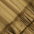 Zasłona CHARLOTTE 1 z miękkiego i miłego w dotyku welwetu z czterema falbanami,  gramatura 200 g/m2 - 140 x 250 cm - miodowy 10
