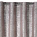 Zasłona welwetowa AMBI z nakrapianym srebrnym nadrukiem - 140 x 250 cm - pudrowy róż 4