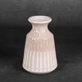 Wazon EDNA z glinki ceramicznej - ∅ 15 x 22 cm - kremowy 1
