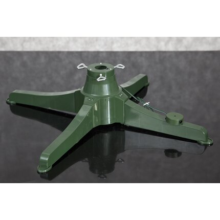 Obrotowy stojak pod choinkę 65 x 65 x 16 cm ciemnozielony