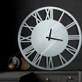 Dekoracyjny zegar ścienny w stylu vintage ze szkła - 60 x 5 x 60 cm - stalowy 6