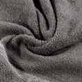 Ręcznik ALTEA z bordiurą z melanżowym pasem w stylu eko - 70 x 140 cm - stalowy 5