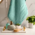 Ręcznik ELMA o klasycznej stylistyce z delikatną bordiurą w formie sznurka - 70 x 140 cm - brązowy 7