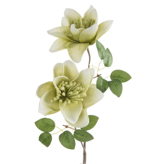 Kwiat sztuczny dekoracyjny z plastycznej pianki foamirian - ∅ 20 x 70 cm - jasnozielony