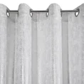 Zasłona ASTERIA z przecieranym srebrnym nadrukiem - 140 x 250 cm - srebrny 4