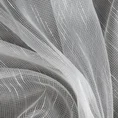 Firana NESSI o strukturze siatki z deszczykiem, w stylu eko - 140 x 250 cm - biały 6