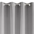 Zasłona ALESSSIA płócienny splot ze srebrną nitką - 140 x 250 cm - szary/srebrny 3