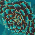 NOVA PRINT GIFT Komplet pościeli MIA w kartonowym opakowaniu z wysokogatunkowej satyny bawełnianej z motywem trójwymiarowych kwiatów - 160 x 200 cm - wielokolorowy 2