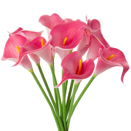 KALIE - bukiet kwiatów sztucznych - 35 cm - amarantowy