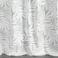 Dekoracja okienna NATALY z żakardowym wzorem w liście - 140 x 250 cm - biały 3