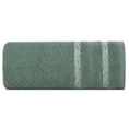 Ręcznik FARGO z bordiurą podkreśloną melanżowymi paskami - 50 x 90 cm - ciemnomiętowy 3
