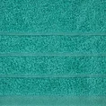 Ręcznik RENI o klasycznym designie z bordiurą w formie trzech tkanych paseczków - 30 x 50 cm - miętowy 2