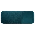 EWA MINGE Ręcznik KARINA w kolorze turkusowym, zdobiony aplikacją z cyrkonii na miękkiej szenilowej bordiurze - 70 x 140 cm - turkusowy 3