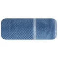 EUROFIRANY PREMIUM Ręcznik CALEB z bawełny frotte o strukturze drobnej krateczki - 50 x 90 cm - niebieski 3