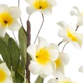 Gałązka dekoracyjna z drobnymi kwiatami - ∅ 5 x 77 cm - biały 2