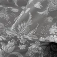 EUROFIRANY CLASSIC RENFORCE DELUXE Komplet pościeli SARA 05 z wysokogatunkowej bawełny z kwiatowym nadrukiem - 220 x 200 cm - stalowy 6