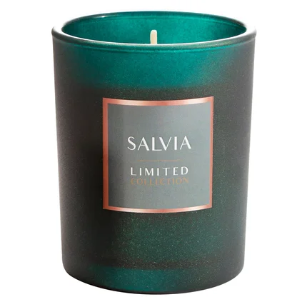 LIMITED COLLECTION Świeca zapachowa SALVIA w szkle ŚWIEŻOŚĆ SZAŁWII LIMITED COLLECTION Świeca zapachowa SALVIA w szkle ŚWIEŻOŚĆ SZAŁWII - ∅ 11 x 14 cm