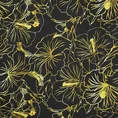 EUROFIRANY NOVA Komplet pościeli MEGAN z wysokogatunkowej satyny bawełnianej z kwiatowym motywem zentangle - 220 x 200 cm - czarny 4