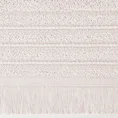 Ręcznik bawełniany MIRENA w stylu boho z frędzlami - 70 x 140 cm - pudrowy róż 2