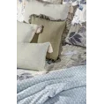 TERRA COLLECTION Poszewka MONTENEGRO z grubej tkaniny bawełnianej zdobiona chwostami na rogach - 60 x 60 cm - kremowy 4