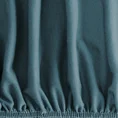 ELLA LINE Prześcieradło ADELA z gładkiej bawełny jersey z gumką, gramatura 140 g/m2 - 140 x 200 x 25 cm - turkusowy 4