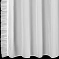 Firana KAREN z etaminy zdobiona falbanami po bokach tkaniny w zestawie ozdobny troczek - 140 x 270 cm - biały 3