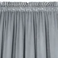 Zasłona SUZANA z miękkiego welwetu o aksamitnej strukturze - 140 x 250 cm - szary 4