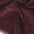 EUROFIRANY CLASSIC Ręcznik LUCY z miękką welurową bordiurą - 30 x 50 cm - bordowy 5