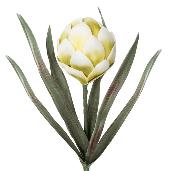 KARCZOCH - Sztuczny kwiat dekoracyjny z pianki foamirian - ∅ 12 x 60 cm - jasnozielony