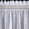 Firana ALIA z gładkiej tkaniny o lśniącej powierzchni - 140 x 270 cm - biały 8