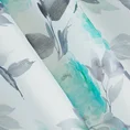 Zasłona FLEUR z malowanym kwiatowym deseniem przejrzysta - 140 x 250 cm - biały 5