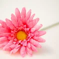 GERBERA kwiat sztuczny dekoracyjny - dł. 52 cm śr. kwiat 11 cm - różowy 2
