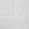 REINA LINE Dywanik łazienkowy z bawełny frotte zdobiony wzorem w zygzaki - 50 x 70 cm - biały 4