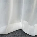 Tkanina firanowa uniwersalna mikrosiateczka z delikatnym połyskiem zakończona szwem obciążającym - 290 cm - biały 3