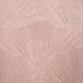 PIERRE CARDIN zasłona welwetowa GOJA z błyszczącym nadrukiem w formie liści miłorzębu - 140 x 250 cm - pudrowy róż 13