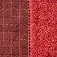 PIERRE CARDIN Ręcznik MAKS w kolorze czerwonym, z żakardową bordiurą w kosteczkę - 50 x 100 cm - czerwony 2
